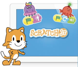 Στιγμιότυπο από την αρχική σελίδα του ιστότοπου ScratchJr. Πηγή: ScratchJr (n.d.). ScratchJr Home Page. Retrieved from https://www.scratchjr.org